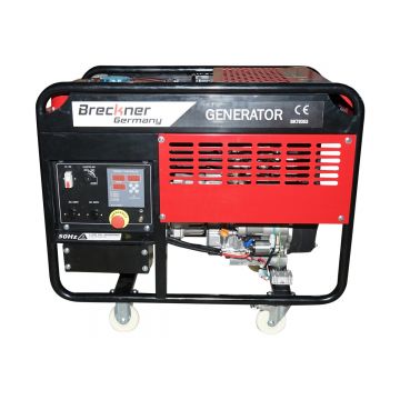 Generator electric Diesel 220V 9KW 50Hz, pornire electrica si AVR, Cod: BK78353, Brand: BRECKNER GERMANY