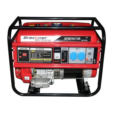 Generator electric pe benzina 220V 7.5KW 50Hz, 17CP pornire manuala Breckner Germany, Cod: BK78352, Brand: THOR