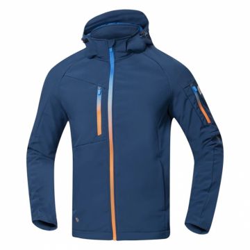 Jacheta softshell CREATRON - albastru neon