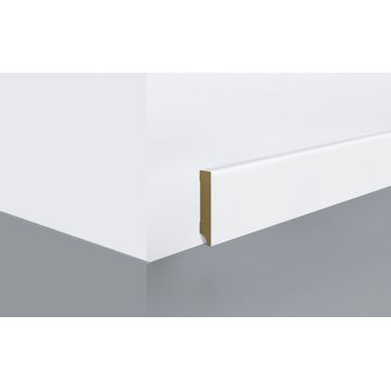 Plinta Mdf, alba, 240 x 1.8 x 8 cm, Cubic, P80C.01, Egger