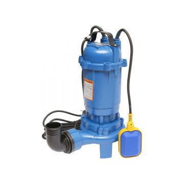 Pompa drenaj, apa murdara submersibila, cu flotor si tocator, 750W, 250L/min, H7m, 220V, WQCD7-8-0.75F, Cod: BK69739, Echivalență: DISLH76, Breckner Germany