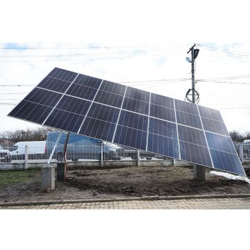 Sistem complet montare, structura tracker solar automat 8.2 KW, est-vest 14 panouri de 590W,Cod: BK77958, Brand: BRECKNER GERMANY