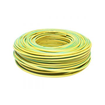 Cablu impamantare din cupru, 10m pentru panouri solare MYF 1x10mm, 450/750V verde galben, Cod: DISHZ50-10, Brand: BRECKNER GERMANY