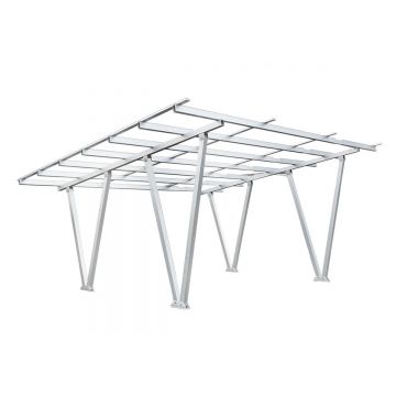 Carport 2 masini din aluminiu cu sistem, structura prinderi panouri solare fotovoltaice 8.25KW,Cod: BK77985, Brand: BRECKNER GERMANY