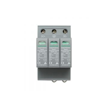 Descarcator la supratensiune cu semnalizare pentru sisteme fotovoltaice DC 3P, 1000VDC, 2045KA, Cod: DISMB69, Brand: SUNTREE