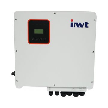 Invertor hybrid 10KW INVT BD10KTR-RH3 trifazic pentru sistem fotovoltaic 400V 2xMPPT, prosumator ON/OFF-GRID, Cod: BK77975, Brand: INVT