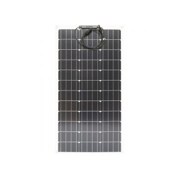 Panou solar 100W fotovoltaic monocristalin, flexibil, cablu si conectori MC4, Cod: BK77548, Brand: BRECKNER GERMANY