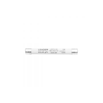 Siguranta fuzibila cilindrica gPV 10x85mm pentru sisteme solare 15A, 1500V,Cod: DISHW34, Brand: Leader