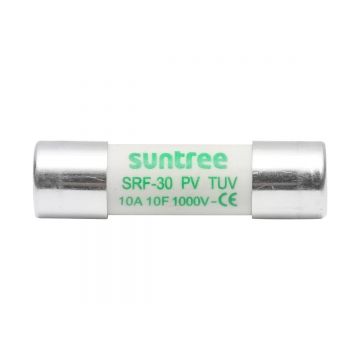 Siguranta fuzibila cilindrica SRF-32 pentru sisteme solare gPV, 10A, 1000V, Cod: BK77753, Brand: SUNTREE