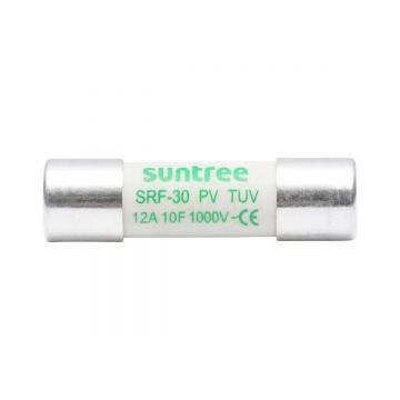 Siguranta fuzibila cilindrica SRF-32 pentru sisteme solare gPV, 12A, 1000V , Cod: BK77754,Brand: SUNTREE