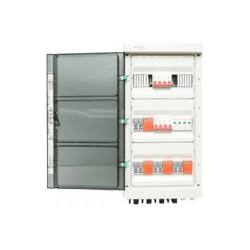 Tablou sigurante echipat DC/AC pentru sisteme fotlvotaice 10-20KW cu invertoare ON/OFF Grid prosumator,Cod: DISLF61, Brand: BRECKNER GERMANY