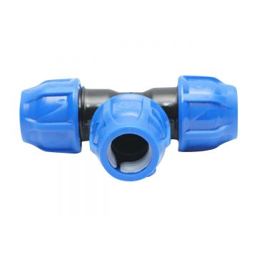 Teu egal compresiune D20x20x20 mm PN16 pentru sisteme irigatii, Cod: DISLU66 , Brand: Poelsan