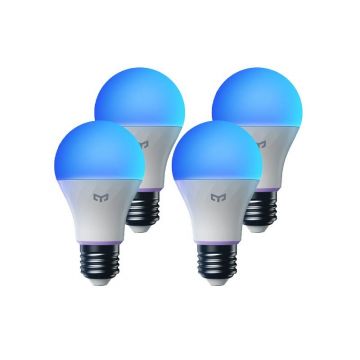 Bec smart Yeelight Smart LED Bulb W4 Lite (Multicolor), E27, Luminozitate 806lm - 4 pack