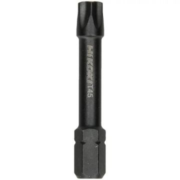 Bit 5/16 T45 Torx Hikoki, cu rezistenta la impact, magnetici, profesionali, 50 mm