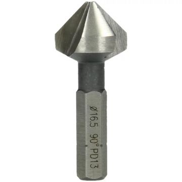 Burghiu conic cu zencuitor Hikoki 780124, pentru metal, M6, diametru 16.5 mm