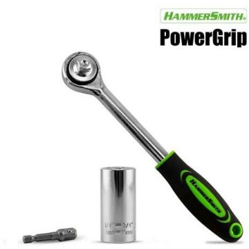 Cheie Universala pentru Suruburi / Piulite Hammersmith PowerGrip 3331 7-19MM Otel Inoxidabil Cap Adaptor Argintiu/Negru