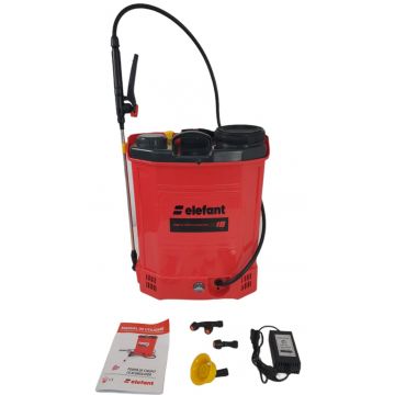 Pompa de stropit cu acumulator ELEFANT SE 18L, 12V, tija 80cm