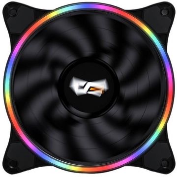 Ventilator RGB D1 120x120 Negru