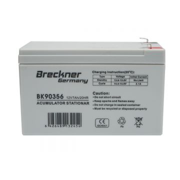 Baterie sistem solar cu gel 12V 7Ah 151x65x94x100 mm FC12-7.0, Cod: BK90356, Brand: BRECKNER GERMANY