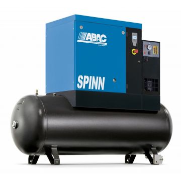 Compresor de aer profesional cu surub ABAC-SPINN-5.5E- 5.5 kW, 780 L/min, 10 bari - Rezervor 500 Litri - ABAC-4152051991+0000050682