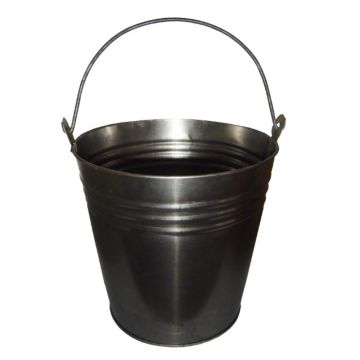 Galeata de tabla, neagra, 10 l