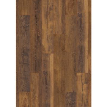 Parchet laminat 10 mm Kronospan Atlantic K411 Laguna Oak, nuanta inchisa, clasa de trafic 33, twin click + si 1click2go pure +, 1288 x 195 mm