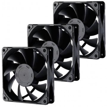 Ventilator M25 PWM  3er Pack 120mm Negru