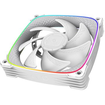 Ventilator Squama 2503W RGB  120mm Alb