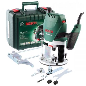 Bosch POF 1400 ACE - Masina de frezat 1400 W 6 6.35 8 mm valiza plastic