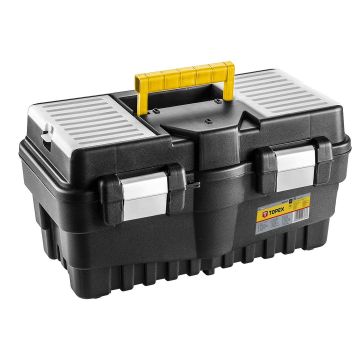 Cutie pentru scule si unelte Topex 19, 2 organizatoare, 46.2 x 25.6 x 24.2 cm