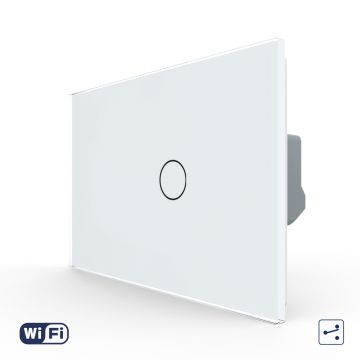 Intrerupator Simplu Cap Scara / Cruce Wi-Fi cu Touch LIVOLO, standard italian – Serie Noua