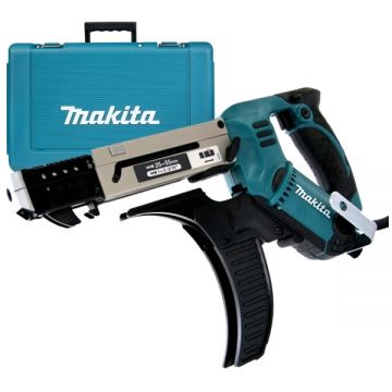 Makita 6842 - Masina de insurubat fara impact 470 W 4 mm tija hexagonala de 1/4 inch valiza plastic