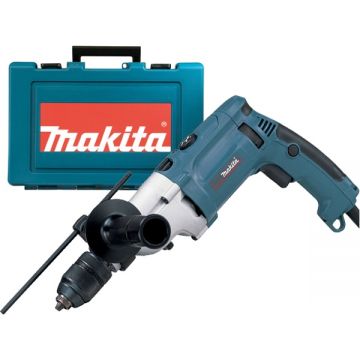 Makita HP2071 - Masina de gaurit cu percutie 1010 W mandrina rapida 13 mm valiza plastic