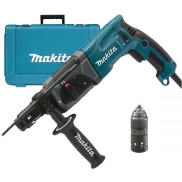 Makita HR2470T - Rotopercutor SDS-Plus 780 W 2.4 J mandrina interschimbabila valiza plastic