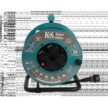 Prelungitor electric pe tambur Konner-Sohnen KSCR-25M, 25 m