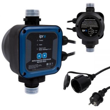 Presostat electronic inteligent IBO IPRO Professional, Water-Pass, (2.2kW / 12A / 220V), protectie suprasarcina si functionare uscata