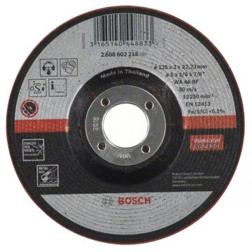 Bosch 2608602218 - Disc taiere metal 125x22.2x3 mm 1 buc