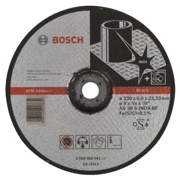 Bosch Expert for Inox - Disc polizare inox 230x22.2x6 mm