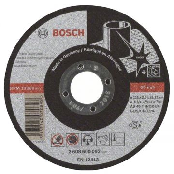 Bosch Expert for Inox - Disc taiere inox 115x22.2x2 mm 1 buc