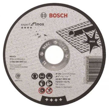 Bosch Expert for Inox - Disc taiere inox 125x22.2x2 mm 1 buc