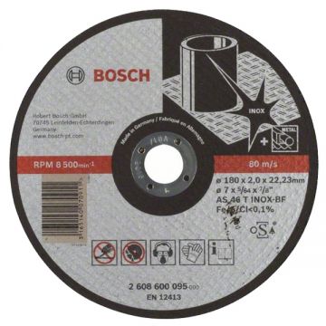 Bosch Expert for Inox - Disc taiere inox 180x22.2x2 mm 1 buc