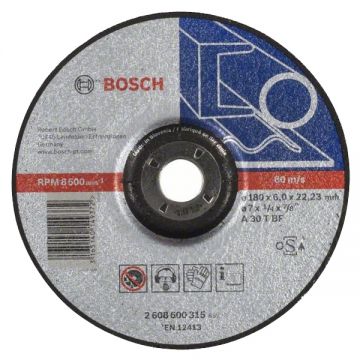 Bosch Expert for Metal - Disc polizare metal 180x22.2x6 mm