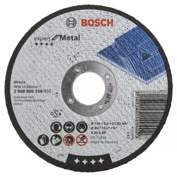 Bosch Expert for Metal - Disc taiere metal 115x22.2x2.5 mm 1 buc