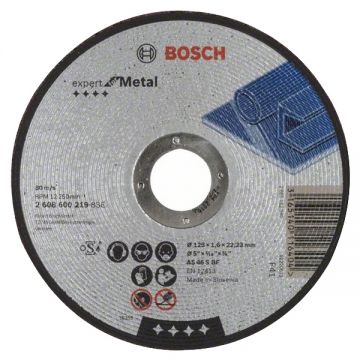 Bosch Expert for Metal - Disc taiere metal 125x22.2x1.6 mm 1 buc