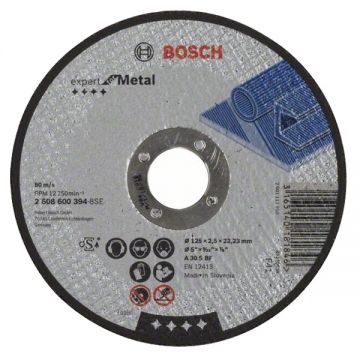 Bosch Expert for Metal - Disc taiere metal 125x22.2x2.5 mm 1 buc