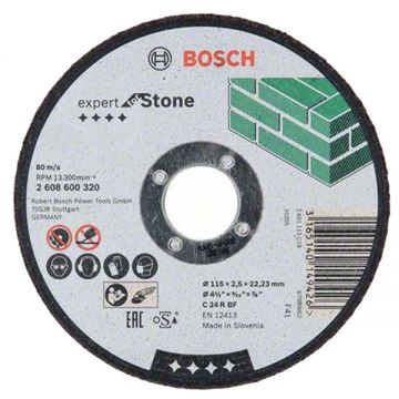 Bosch Expert for Stone - Disc taiere piatra 115x22.2x2.5 mm 1 buc