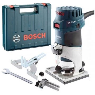 Bosch GKF 600 - Masina de frezat 600 W 6 8 mm valiza plastic