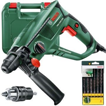 Bosch PBH 2500 SRE - Rotopercutor SDS-Plus 600 W 1.9 J mandrina interschimbabila valiza plastic accesorii