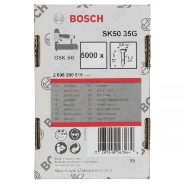 Bosch SK50 35G - Cuie masini pneumatice cap inecat - grade 35 mm GSK 50 5000 buc