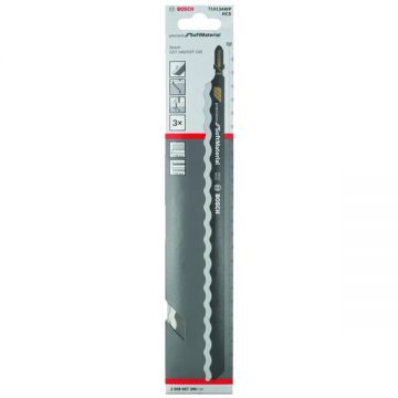 Bosch T 1013 AWP - Set panze fierastrau pendular tija cu un prag de prindere (T) 250 mm special taiere dreapta fina 3 bucati